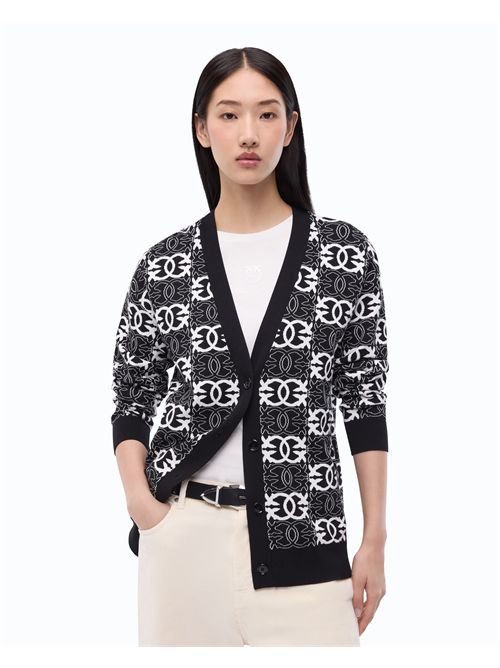 Cardigan con logo Love Birds